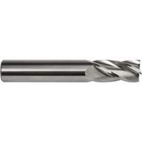 S134 End Mill, 1/8" Dia., 1-1/2" L, 4 Flutes, 1/8" Shank, Carbide Superchem Industries
