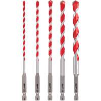 Jeu de forets pour perceuse &agrave; percussion Shockwave, 5 morceaux, Carbure Superchem Industries