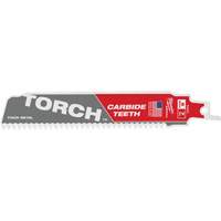 Lame de scie Torch Sawzall, Carbure, 7 Dents par pouce, 6" lo x 1" la Superchem Industries