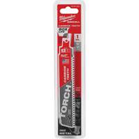 Lame de scie Torch Sawzall, Carbure, 7 Dents par pouce, 6" lo x 1" la Superchem Industries