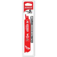 Medium Metal Reciprocating Saw Blade, Bi-Metal, 14-18 TPI, 6" L x 1" W Superchem Industries
