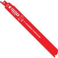 Reciprocating Blade for Auto Dismantling, Bi-Metal, 14-18 TPI, 9" L x 1" W Superchem Industries