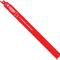 Reciprocating Blade for Auto Dismantling, Bi-Metal, 14-18 TPI, 12" L x 1" W Superchem Industries