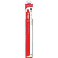 Reciprocating Blade for Auto Dismantling, Bi-Metal, 10-14 TPI, 12" L x 1" W Superchem Industries