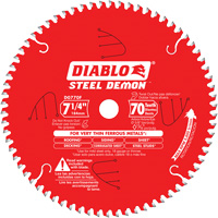 Steel Demon Cutting Saw Blade, 7-1/4", 70 Teeth, Metal Use Superchem Industries