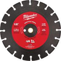 Circular Saw Blade, 12", Ductile Iron Use Superchem Industries