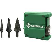 Step Bit Set, 1/8"/3/16" - 1/2"/7/8"/1-1/8"  Superchem Industries
