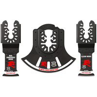 3-Piece Universal Fit Bi-Metal Oscillating Blade Set Superchem Industries