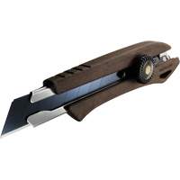 Ratchet Lock Knife, 18 mm, Wood Handle Superchem Industries