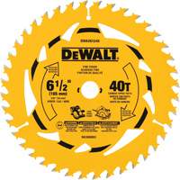 Lame de scie circulaire &agrave; charpente, 6-1/2", 40 dents, Pour Bois Superchem Industries