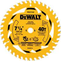 Lame de scie circulaire, 7-1/4", 40 dents, Pour Bois Superchem Industries