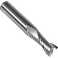 S108 30° Square End Mill, 1/4" Dia., 2-1/2" L, 2 Flutes, 1/4" Shank, Carbide Superchem Industries