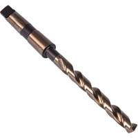 Foret &agrave; queue conique robuste, 9/16", Acier rapide au cobalt, Cannelure 4-7/8", Pointe de 135° Superchem Industries