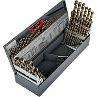 Heavy-Duty Jobber Length Combination Drill Bit Set, 115 Pieces, High Speed Cobalt Superchem Industries