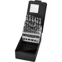 Stub Length Drill Bit Set, 29 Pieces, High Speed Steel Superchem Industries