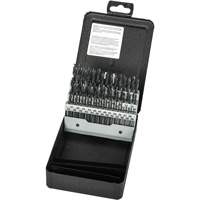 Stub Length Drill Bit Set, 60 Pieces, High Speed Steel Superchem Industries