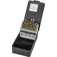 Heavy-duty Screw Machine Drill Bit Set, 26 Pieces, High Speed Cobalt Superchem Industries