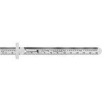 Economy Precision Flexible Ruler, 6" L, Steel Superchem Industries