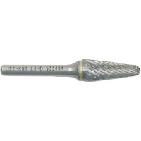 Fraise conique avec extr&eacute;mit&eacute; en rayon L4-D JET-KUT, 1/4" dia., 1/4" Tige, 1-1/8" Prof. de la coupe Superchem Industries