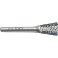 Fraise en forme de c&ocirc;ne invers&eacute;, 3/8" dia., 1/4" Tige, 3/8" Prof. de la coupe Superchem Industries