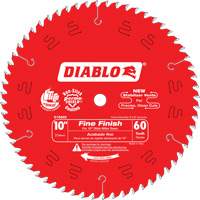 Contractor Saw Blades - Fine Finishing Saw Blades, 10", 60 Teeth, Wood Use Superchem Industries