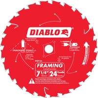 Framing Saw Blade, 7-1/4", 24 Teeth, Wood Use Superchem Industries