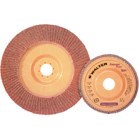 Disque &agrave; lamelles Stainless Enduro-Flex, 4-1/2" x 7/8", Type 27, Grain 40, Alumine de zirconium Superchem Industries