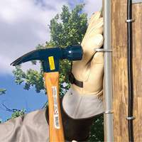 Lineman's Straight-Claw Hammer, 32 oz., Wood Handle, 15" L Superchem Industries