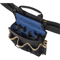 20 Pocket Tool Belt Combo, Polyester, Black Superchem Industries