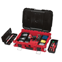 Boîte &agrave; outils Packout, 22" x 16" x 7", Noir/Rouge Superchem Industries