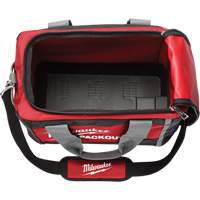 Packout Tool Bag, Ballistic Nylon, 2 Pockets, Black/Red Superchem Industries