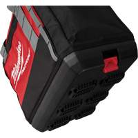 Packout Tool Bag, Ballistic Nylon, 2 Pockets, Black/Red Superchem Industries