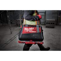 Packout Tool Bag, Ballistic Nylon, 8 Pockets, Black/Red Superchem Industries