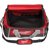 Packout Tool Bag, Ballistic Nylon, 8 Pockets, Black/Red Superchem Industries