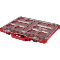 Packout Low-Profile Organizer, 19-3/4" x 16-2/5" x 2-1/2", Black/Red Superchem Industries