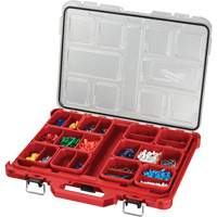 Packout Low-Profile Organizer, 19-3/4" x 16-2/5" x 2-1/2", Black/Red Superchem Industries