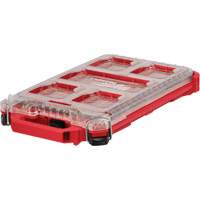 Packout Compact Low-Profile Organizer, 16-2/5" x 9-3/4" x 2-1/2", Black/Red Superchem Industries