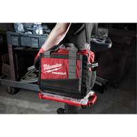 Packout Compact Low-Profile Organizer, 16-2/5" x 9-3/4" x 2-1/2", Black/Red Superchem Industries