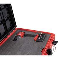 Packout Tool Case with Customizable Insert, 20-7/10" x 15-1/5" x 6-1/5", Black/Red Superchem Industries