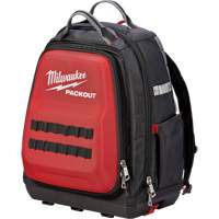 Packout Backpack, 15-3/4" L x 11-4/5" W, Black/Red, Ballistic Superchem Industries