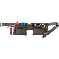 Constructor's Tool Belt, Leather, Tan Superchem Industries