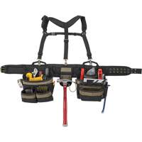 Deluxe Tool Belt, Polyester, Black Superchem Industries