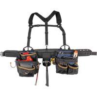 Deluxe Tool Belt, Polyester, Black Superchem Industries