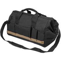 MEGAMOUTH Tool Bag, Polyester, 25 Pockets, Black Superchem Industries