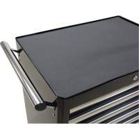 Industrial Tool Cart, 7 Drawers, 27" W x 18-3/4" D x 39" H, Black Superchem Industries