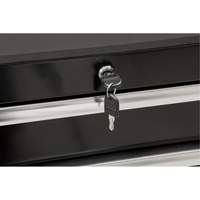 Chariot &agrave; outils &agrave; usage intensif, 7 tiroirs, 28" la x 22" p x 42-3/8" h, Noir Superchem Industries