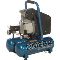Portable Contractor Series Compressors - Oil Lube, Direct Drive, Electric, 3.3 Gal. (4 US Gal), 125 PSI, 115/1 V Superchem Industries