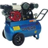 Contractor Series Air Compressors, Gas, 16.6 Gal. (20 US Gal), 125 PSI Superchem Industries