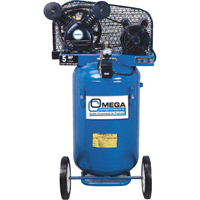 Professional Series Air Compressors, Electric, 16.6 Gal. (20 US Gal), 125 PSI, 115/1 V Superchem Industries