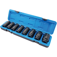 PS834D 6-Point SAE Socket Set, 8 Pcs, Impact, 3/4" Drive Size, Deep Superchem Industries